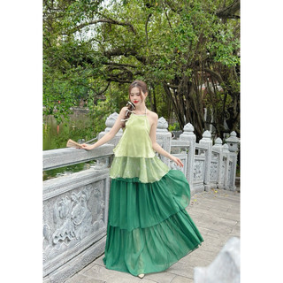 🔥Sét áo yếm tầng phối chân váy tầng  (yếm múa, chụp sen, chụp Tết, Huế, Hội An, chụp Trung Thu studio cực xinh)
