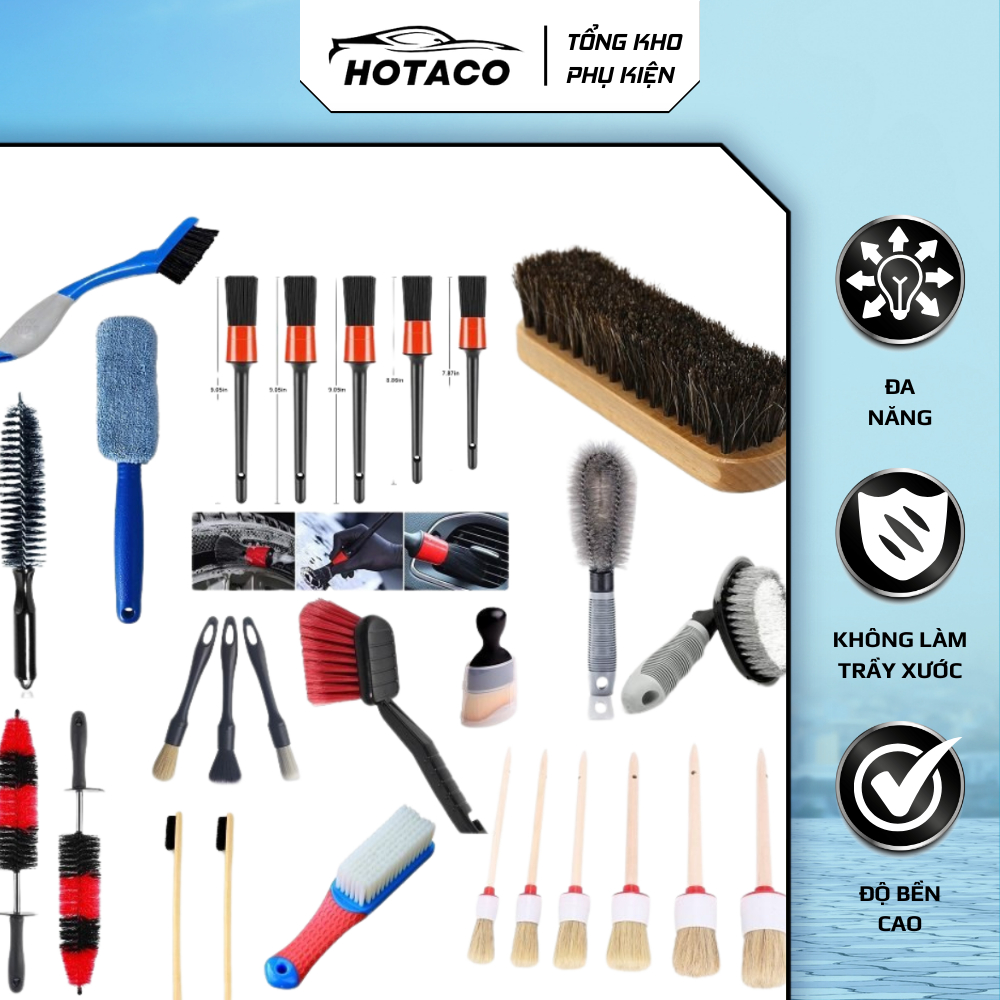 Cọ Rửa Xe đa năng tác dụng chà lốp, cô mâm , lazang sạch sẽ bằng nhựa ...