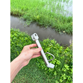 Chân Chống nghiêng inox 304hạ phuộc  các dòng xe (kèm ốc và lò so)