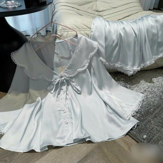 B64 Bộ Lụa Đùi Tay Lỡ Cho Nữ Chất Lụa  Tơ Cao Cấp Siêu Mềm Mại Chuẩn Tag Lyly Phương Linh Underwear