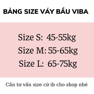 Váy bầu duôi cá Viba VB99 Thiết kế dáng đuôi cá 2 lớp màu hồng cam ngắn tay