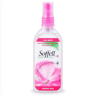 [ CHÍNH HÃNG ] Xịt Soffell Hương Hoa Chống Muỗi Cho Bé Chai 80ml