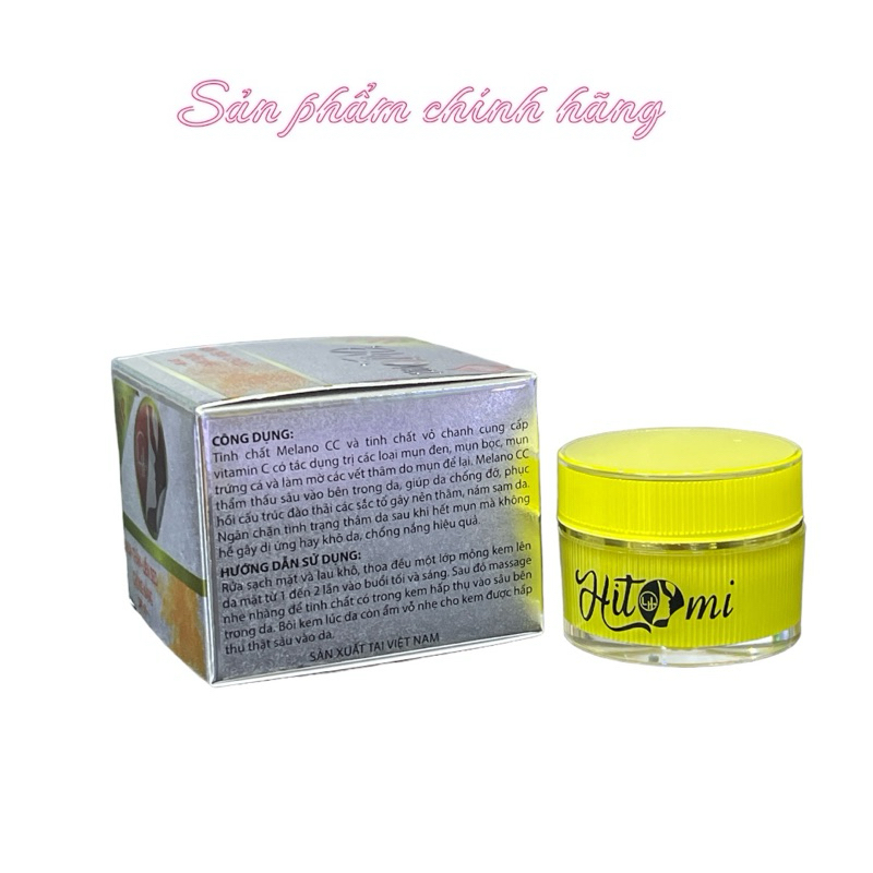 Kem HITOMI mụn thâm liền sẹo chống nắng 10gram