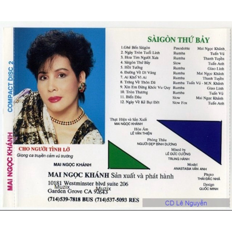 Băng Cassette Dạ Vũ Sài Gòn Thứ 7