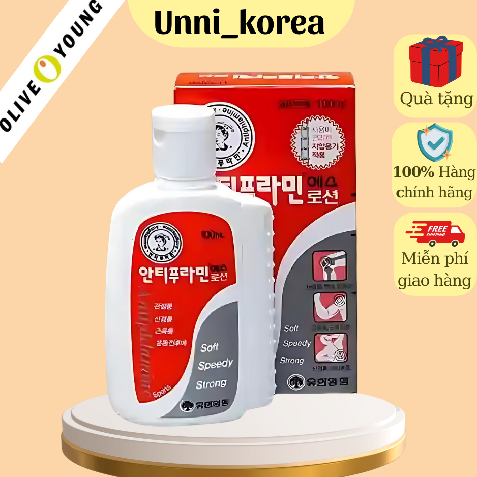 Dầu nóng xoa bóp Antiphlamine Hàn Quốc, giảm đau nhức 100ml | Shopee ...