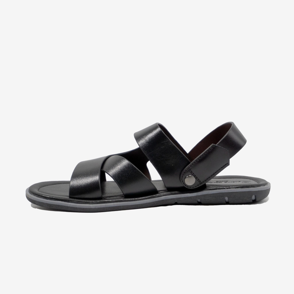 Ảnh Sandal nam Pierre Cardin Pháp da bò thật cao cấp, đế cao su, quai chéo thời trang 157 - hàng chính hãng 4
