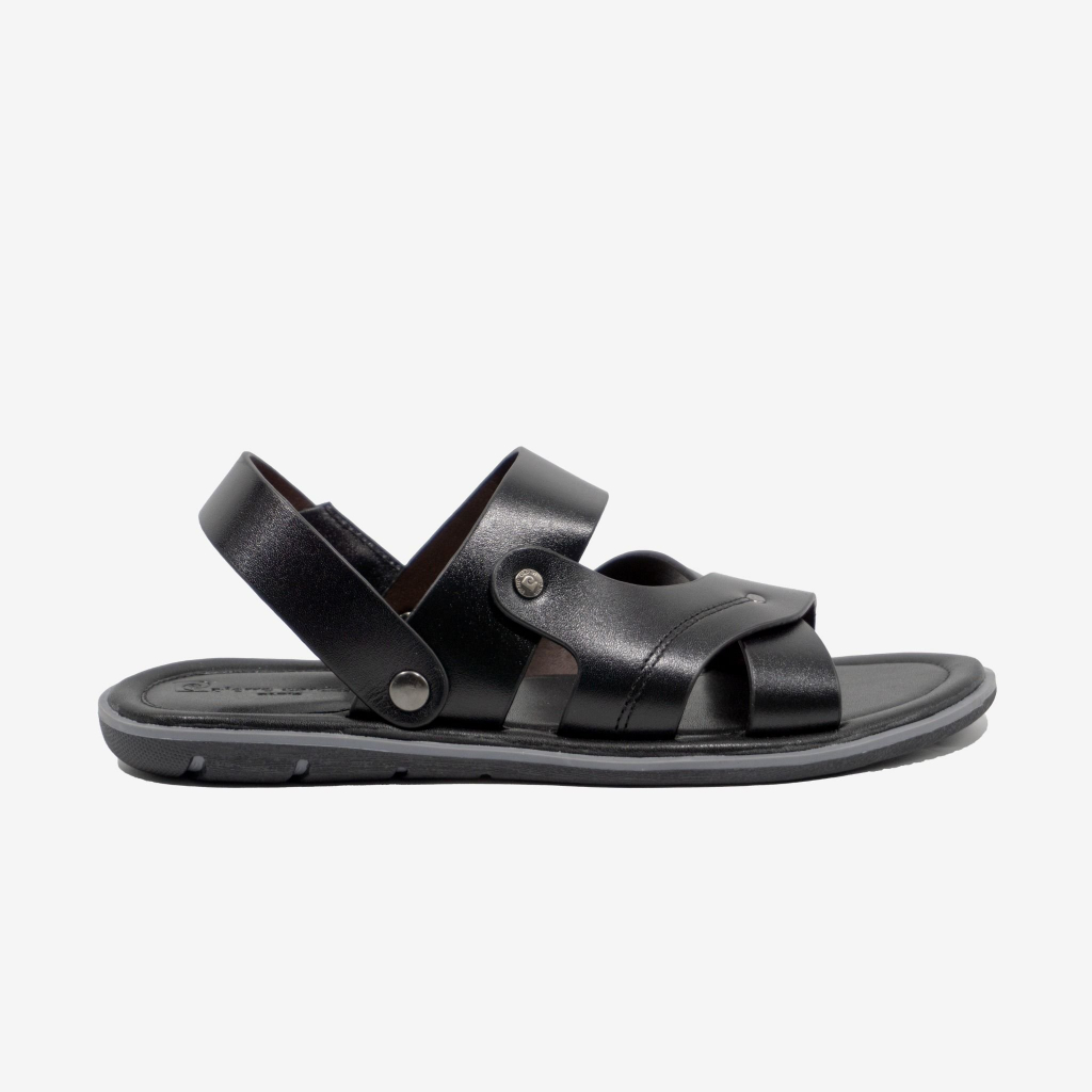 Ảnh Sandal nam Pierre Cardin Pháp da bò thật cao cấp, đế cao su, quai chéo thời trang 157 - hàng chính hãng 3