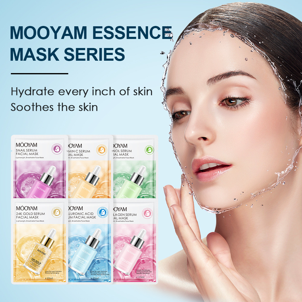 Mặt Nạ Nội Địa Trung Mooyam Tinh Chất Serum Dưỡng Trắng Da, Cấp Ẩm, Mờ Thâm, Phục Hồi Da Khoẻ