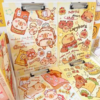 Kẹp Tài Liệu A4 Capybara File Trình Ký Đơn Đồ Dùng Học Tập Cute VPK33