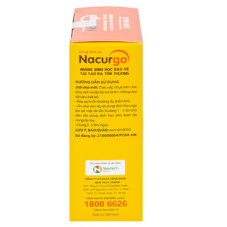 [🔥CHÍNH HÃNG CÓ QUÀ] Dung Dịch Xịt Nacurgo Kháng Khuẩn, Tái Tạo Da - Chai 12ml