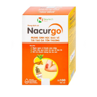 [🔥CHÍNH HÃNG CÓ QUÀ] Dung Dịch Xịt Nacurgo Kháng Khuẩn, Tái Tạo Da - Chai 12ml