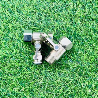 Bộ Chia Nước, Khoá cấp nước inox KANGAROO chính hãng - Dây 6 [ dập nổi chữ Kangaroo ]