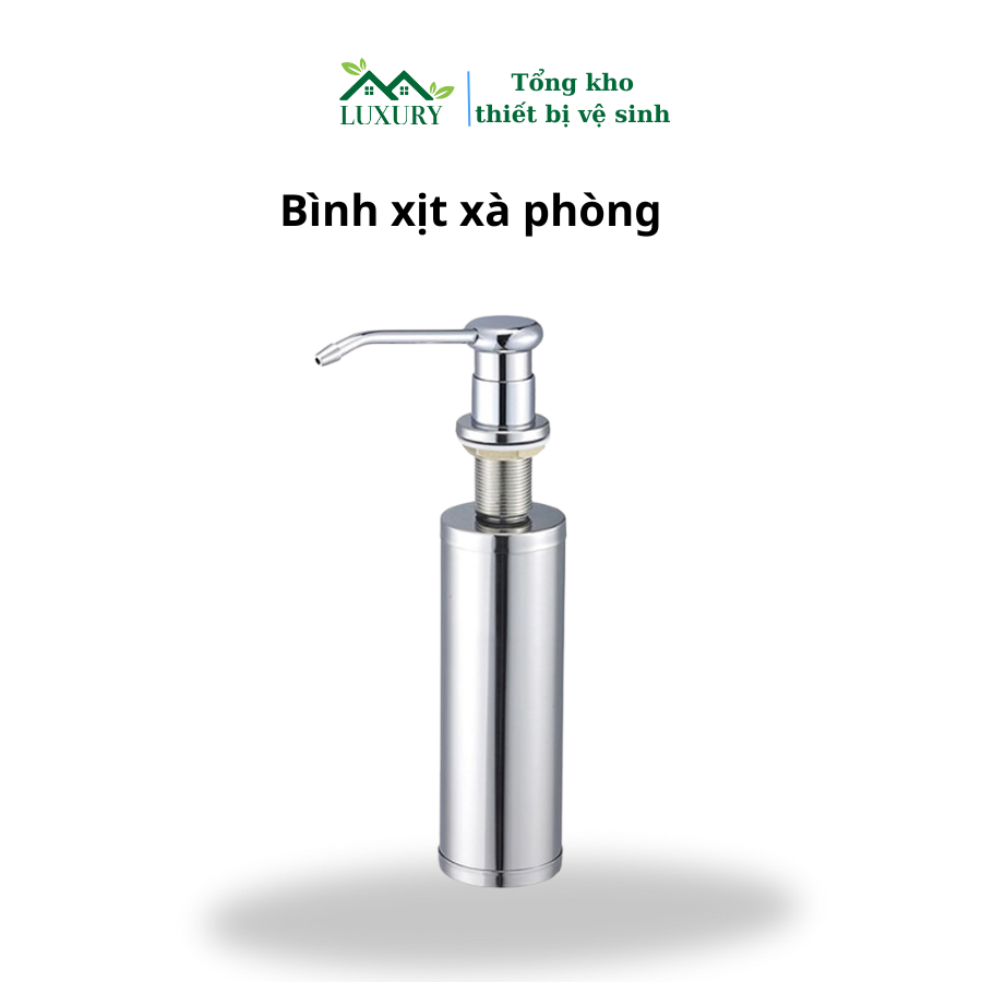 Bình xịt xà phòng rửa chén inox 304 gắn chậu rửa bát - Bộ phụ kiện rửa ...