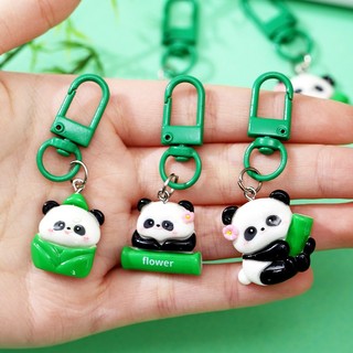 Móc Khoá Gấu Trúc Nhỏ Mini Đôi Nhóm Vô Tri Keychain Cute Timo PK08
