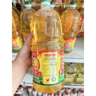 Dầu ăn Cái Lân dầu thực vật tinh luyện chai 2 lít