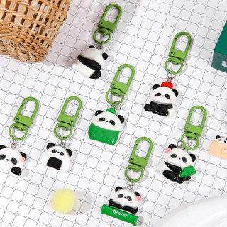 Móc Khoá Gấu Trúc Nhỏ Mini Đôi Nhóm Vô Tri Keychain Cute Timo PK08