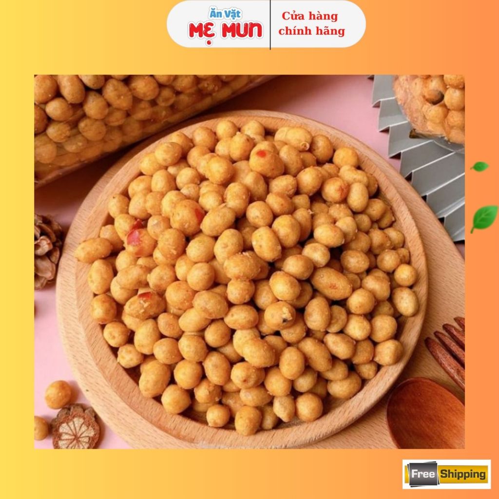 Đậu Phộng Da Cá Cốt Dừa Túi Zip Thơm Ngon Giòn Bùi 250gr - 500gr