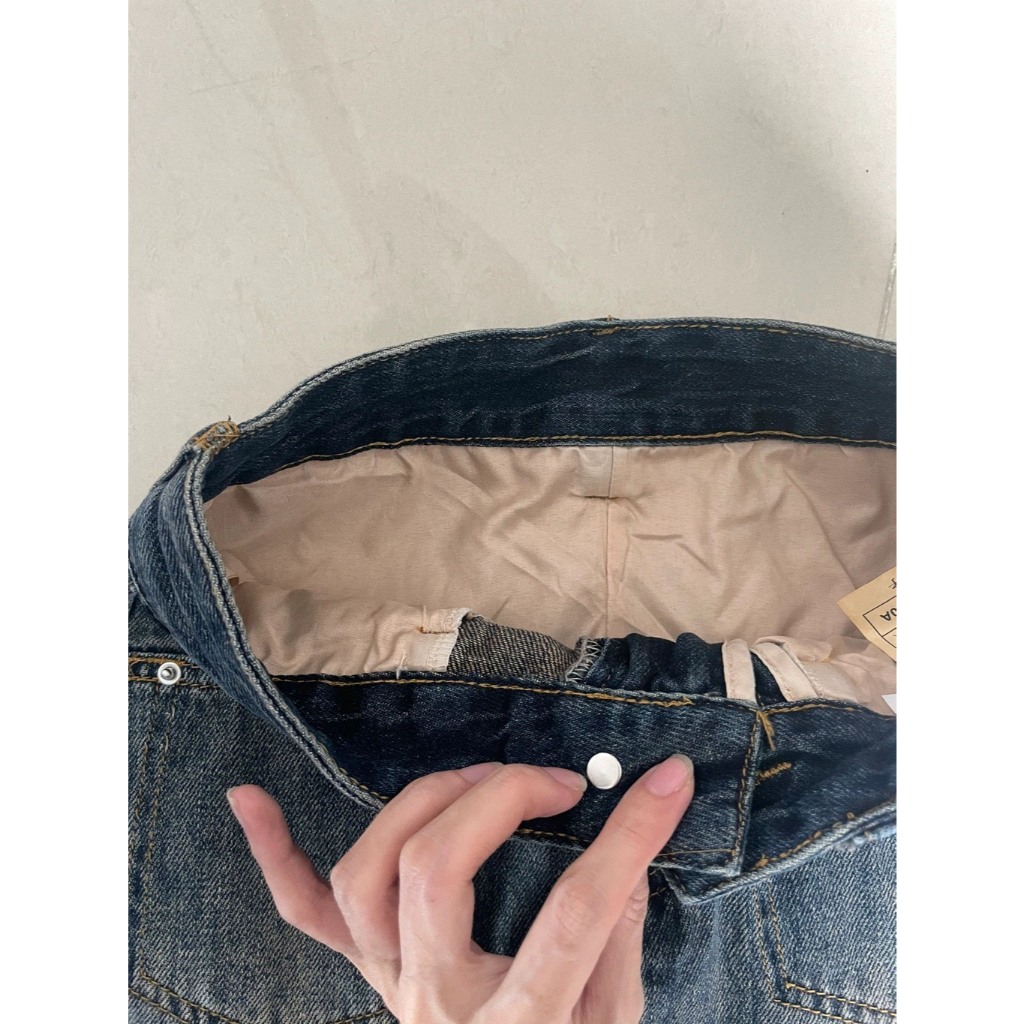 Chân Váy JEANS ngắn Chữ A (Hàng Xuất dư xịn) Phong Cách Hàn Quốc Cạp Cao Có Quần Trong HAZEE Chân váy bò co giãn 3109