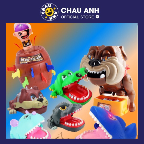 Đồ Chơi Cá Sấu Cắn Tay, Cá Mập Cắn Tay Vui Nhộn Cho Bé(Đủ size)