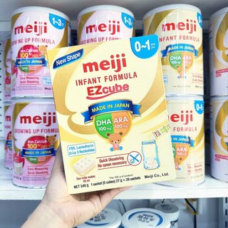 Sữa Bột Meiji Nhật Bản Nhập Khẩu Dạng Thanh và Lon 800g Chính Hãng Cho Bé