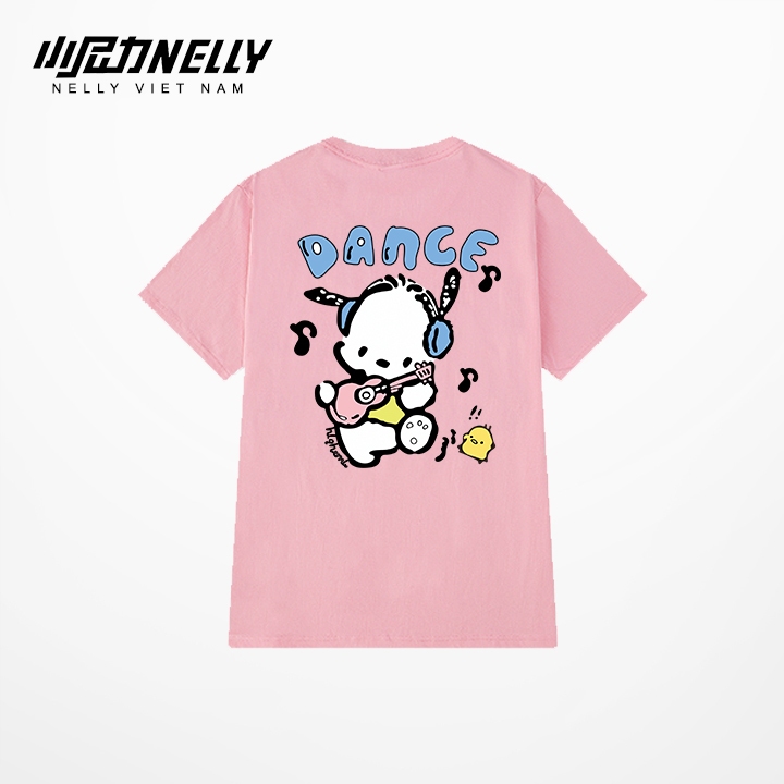 Ảnh Áo thun NELLY Cotton 260gsm Premium - Dance Cute Tay Lỡ Form Rộng Nam Nữ 2