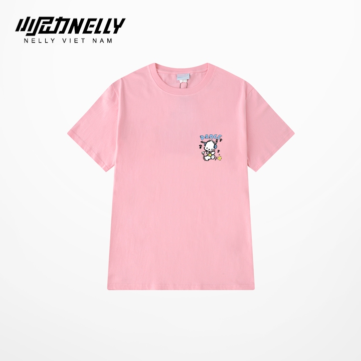 Ảnh Áo thun NELLY Cotton 260gsm Premium - Dance Cute Tay Lỡ Form Rộng Nam Nữ 3