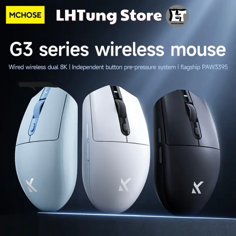 SẴN GIAO NGAY] Chuột không dây Mchose G3 Pro | G3 Ultra | 3