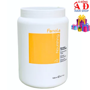 Dầu hấp ủ tóc Fanola Nourishing Nutricare dưỡng ẩm mềm mượt chính hãng Ý 1500ml