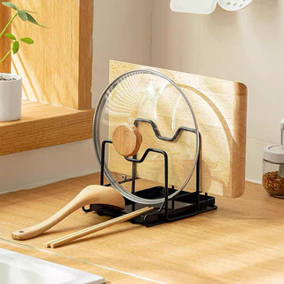 Giá đồ nhà bếp Kệ đựng chén bát Giá Đỡ Thớt Và Nắp Nồi Giá úp chén bát ráo nước đa năng trắng