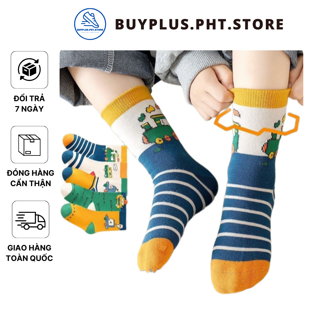 Tất Trẻ Em 0 - 6 tuổi, Cho Bé Trai, Phiên Bản Hàn Quốc Phim Hoạt Hình, Phù Hợp 4 Mùa