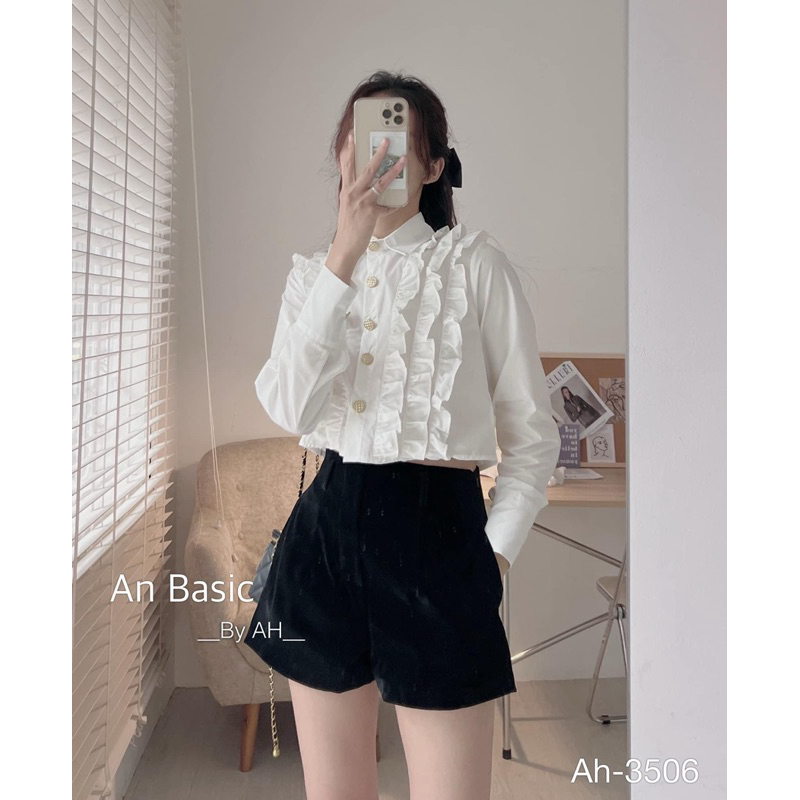 Áo Sơ mi Cổ Bèo Tiểu Thư-Mã A276