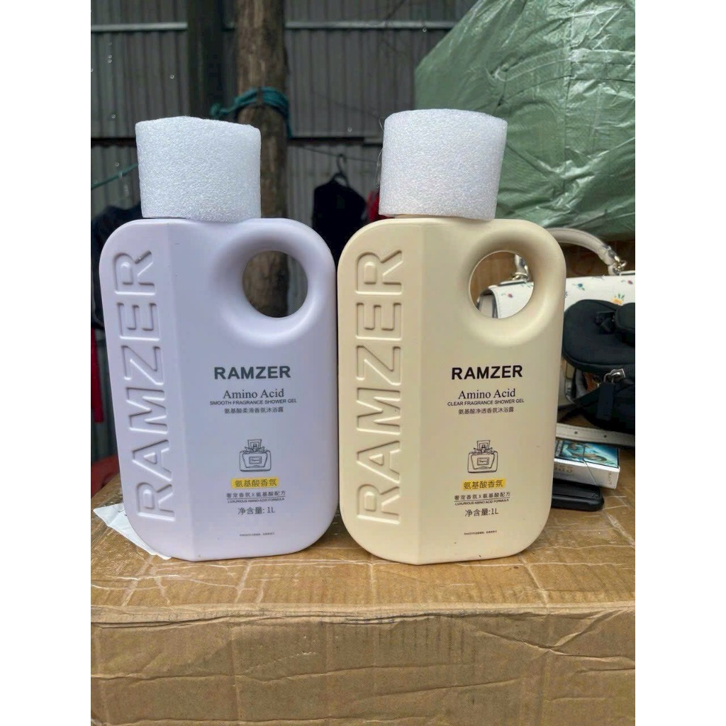 Sữa tắm truyền trắng hương nước hoa cao cấp RAMZER thơm lâu dưỡng ẩm và làm sạch da hiệu quả)