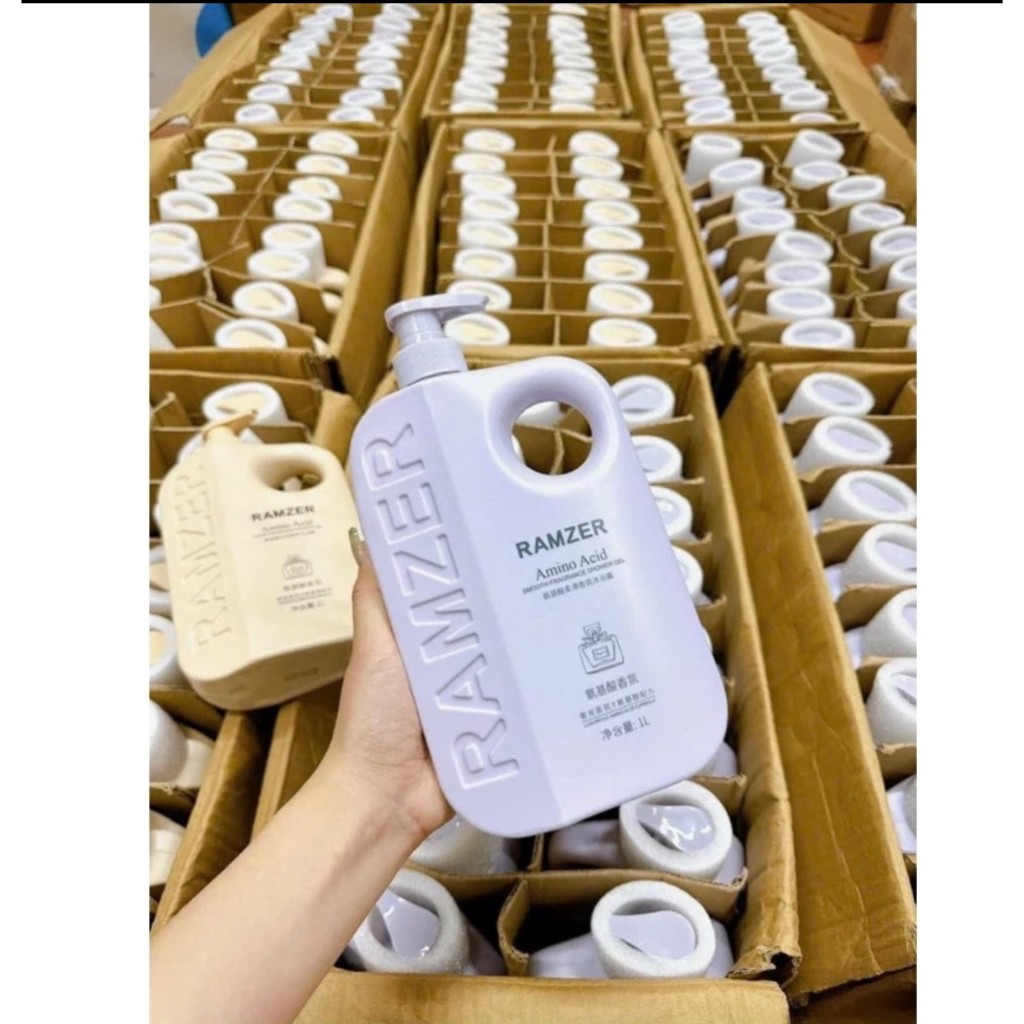 Sữa tắm truyền trắng hương nước hoa cao cấp RAMZER thơm lâu dưỡng ẩm và làm sạch da hiệu quả)