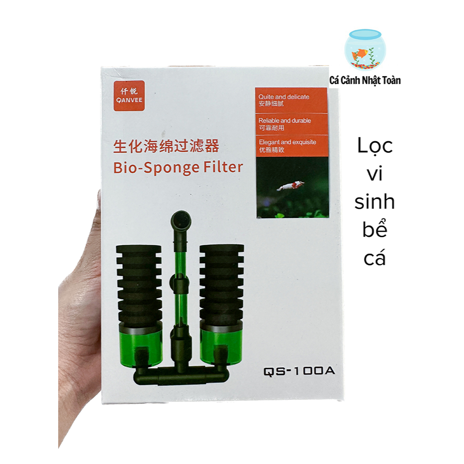 LỌC SỦI VI SINH BIO HỒ TÔM TÉP THỦY SINH QS 100A QANVEE