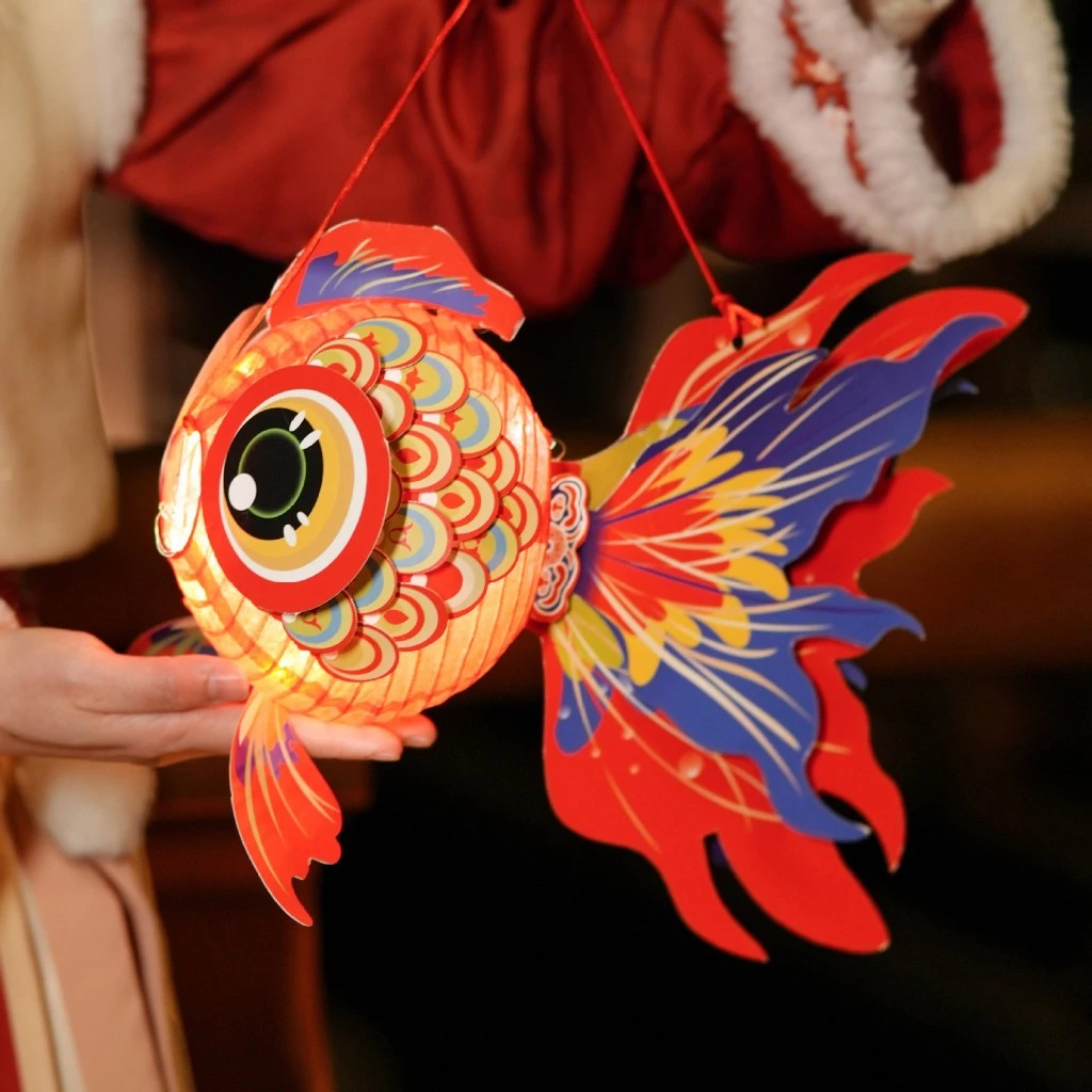 Lồng Đèn cá chép đỏ