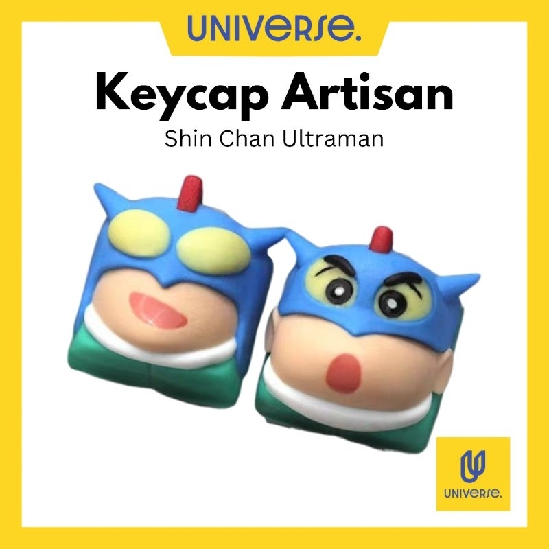Keycap artisan - keycap Shin cậu bé bút chì Shin siêu nhân Ultraman ...