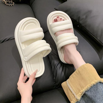Dép nữ ,Dép sandal nữ, đế cao dán sticker cún ngộ nghĩnh Xưởng Dép Xinh Shop