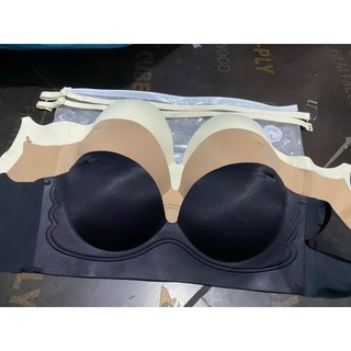 Áo lót nữ đúc su quả ngang hở lưng không gọng nâng ngực tạo khe sexy 2946