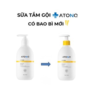 Sữa tắm gội cho bé ATONO2 Oxygen bath&shampoo, làm sạch dịu nhẹ, không cay mắt,thành phần tự nhiên 50g/300g