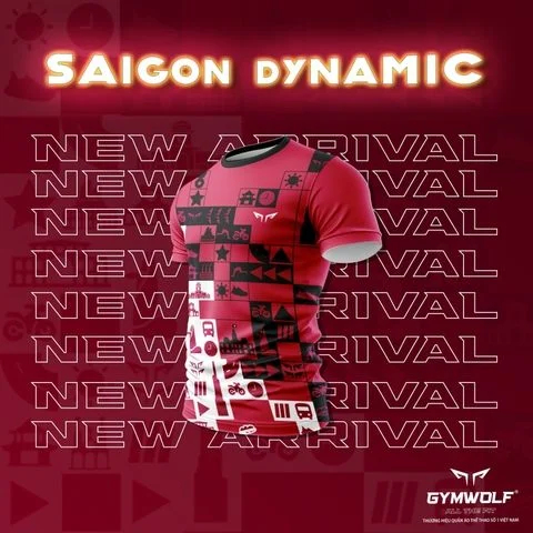 Áo chạy bộ Gymwolf Saigon Dynamic