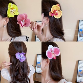Kẹp Cài Tóc Hoa Sứ Xốp Nhiều Màu Sắc Tiện Lợi Mang Đi Du Lịch
