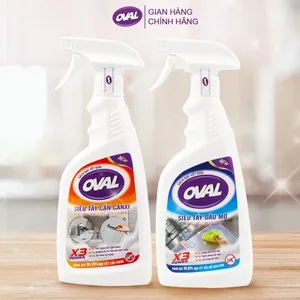Combo Tẩy dầu mỡ và tẩy cặn canxi 500ml