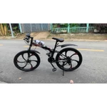 [Tặng Full Phụ Kiện] Xe Đạp Leo Núi Laux Jack Gấp Gọn 26inch - Tốc Độ Thay Đổi, Chống Sốc, Phanh Đĩa - Hàng Chính Hãng — ảnh 7