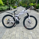 [Tặng Full Phụ Kiện] Xe Đạp Leo Núi Laux Jack Gấp Gọn 26inch - Tốc Độ Thay Đổi, Chống Sốc, Phanh Đĩa - Hàng Chính Hãng — ảnh 5