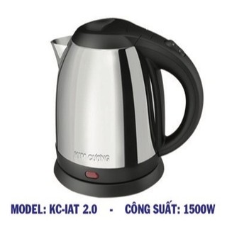 Ấm Siêu Tốc Inox Kim Cương 1l8, Bình Đun Nước Nhanh