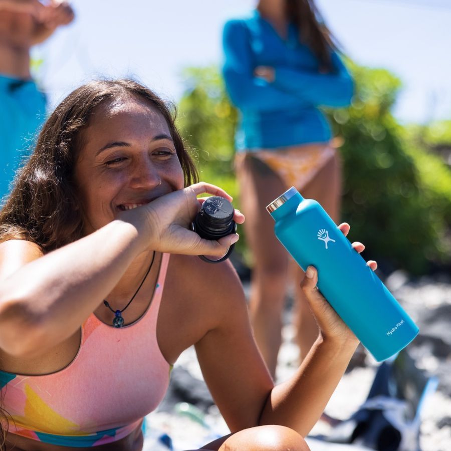 Bình giữ nhiệt Hydro Flask 621ml Standard Flex Cap 21 Oz có nắp kín, chính hãng, giữ nhiệt tốt