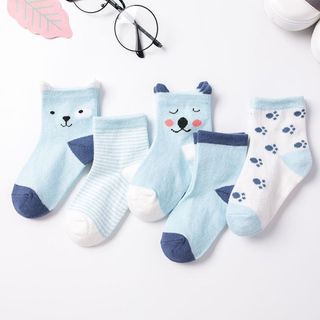 SET 5 ĐÔI TẤT LƯỚI CỔ CAO CỰC XINH CHO BÉ TỪ SƠ SINH