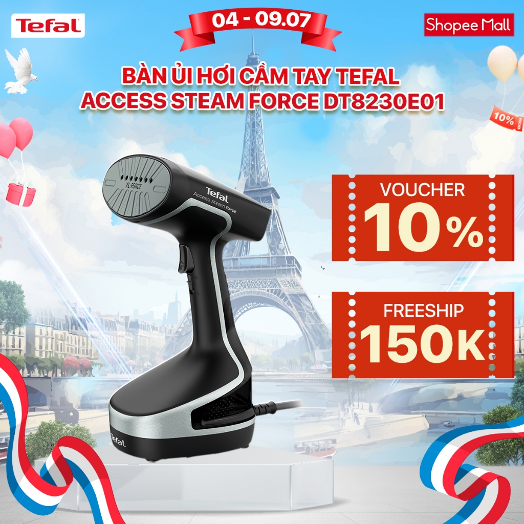 [Mã ELBSJBP07 giảm 12% đơn 500K] Bàn ủi hơi cầm tay Tefal Access Steam ...