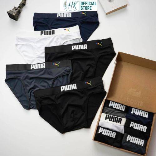 Quần Lót Nam Tam Giác Cao Cấp Hàng Xuất Xịn Combo 5 Cái, Quần Sịp Nam Thun Lạnh Co Dãn 4 Chiều PM.