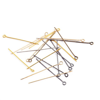 Đinh ghim xỏ hạt có móc tròn (đinh treo hạt) mắt số 9 phụ kiện làm thủ công handmade, trang sức, vòng tay, vòng cổ